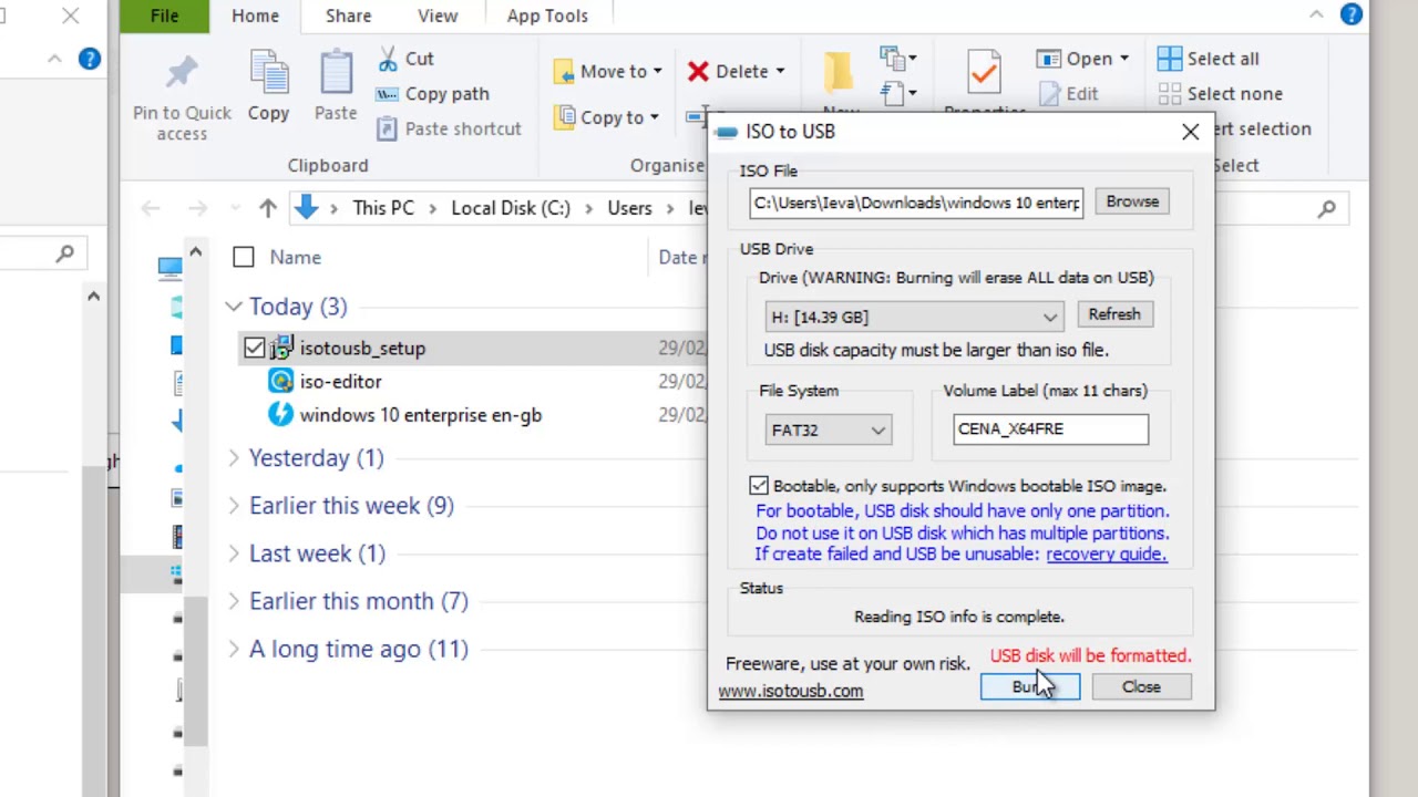 create windows 10 bootable usb from os x