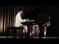 Domenico Scarlatti Sonata 391 in A major, performed by 12 year old