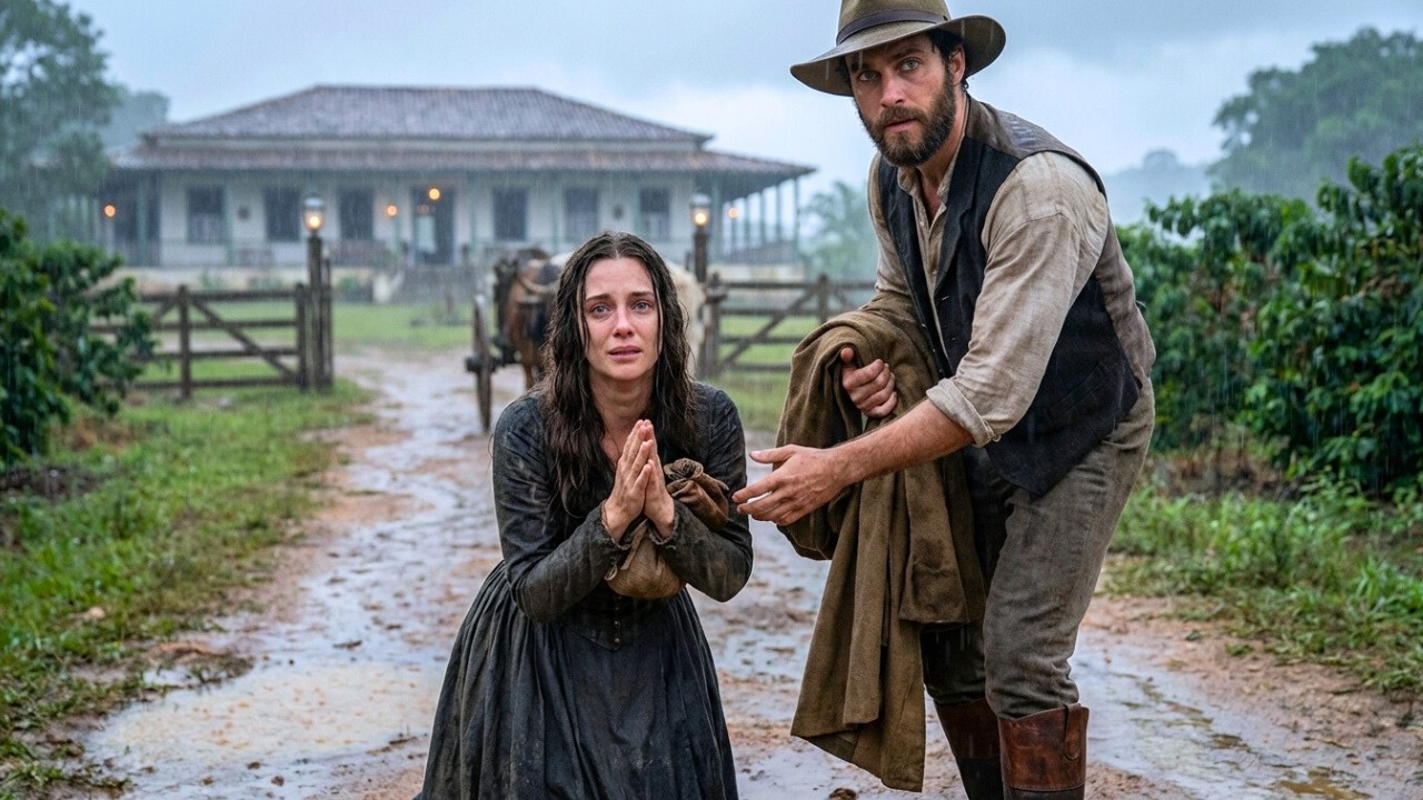 SEM NINGUÉM NO MUNDO… A MOÇA POBRE PEDIU AJUDA, E O FAZENDEIRO SOLITÁRIO NÃO VIROU O ROSTO