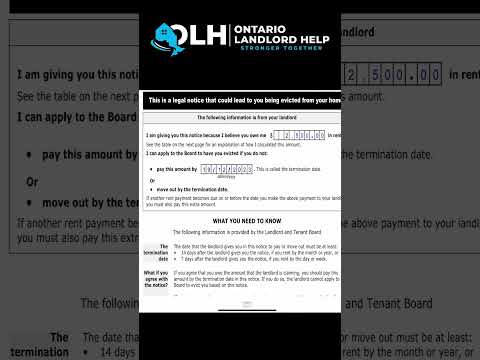 DIY N4 Form Non Payment of Rent DEMONSTRATION & GUIDE