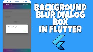 Muốn tạo ra hộp thoại nền mờ phong cách trong Flutter? Đừng bỏ lỡ video hướng dẫn liên quan đến hình ảnh này để có được những lời khuyên và bí quyết tuyệt vời để tạo ra những trải nghiệm đáng nhớ và ấn tượng hơn cho người dùng của bạn.