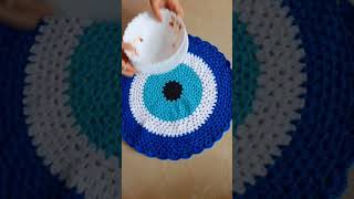 Evileye Crochet Table Mat