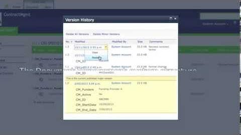 SharePoint Contract Document Management Demo