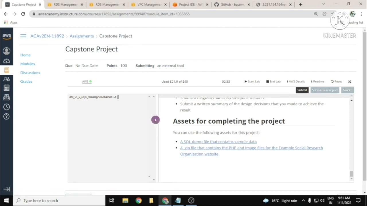 AWS Module 15 Capstone Project awsamazon YouTube
