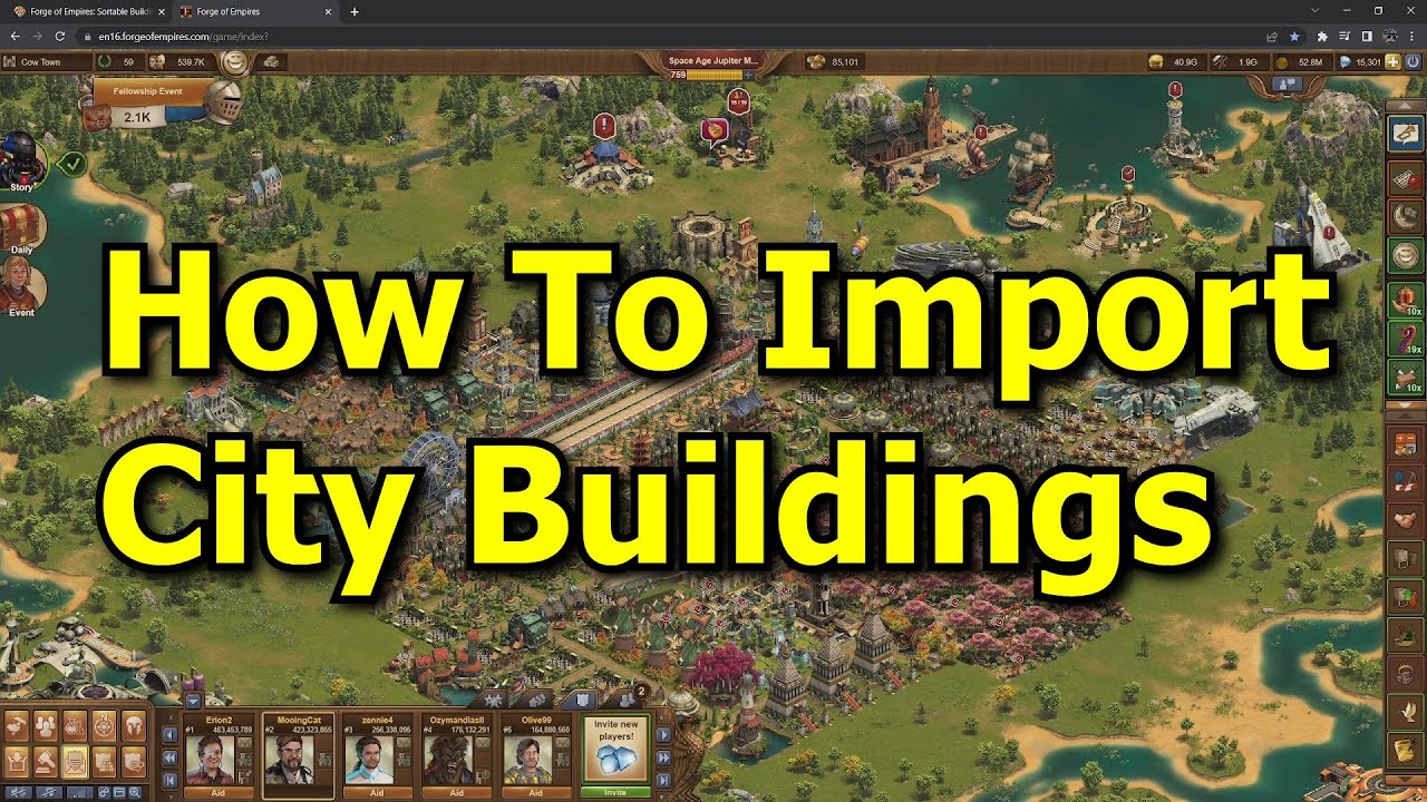 Forge of Empires: Sortable Building Table (All Stats, All Ages) —  MooingCat's Forge of Empires Guides