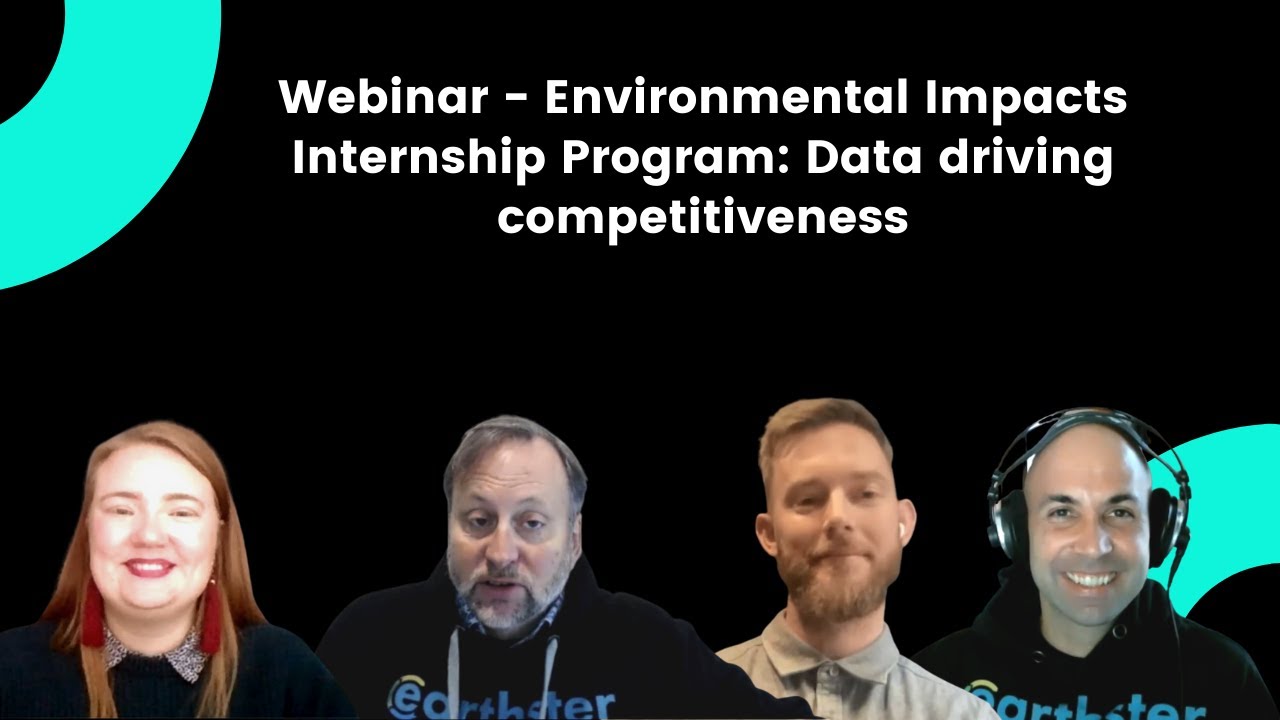 Webinar - Environmental Impacts Internship Program: data driving competitiveness
