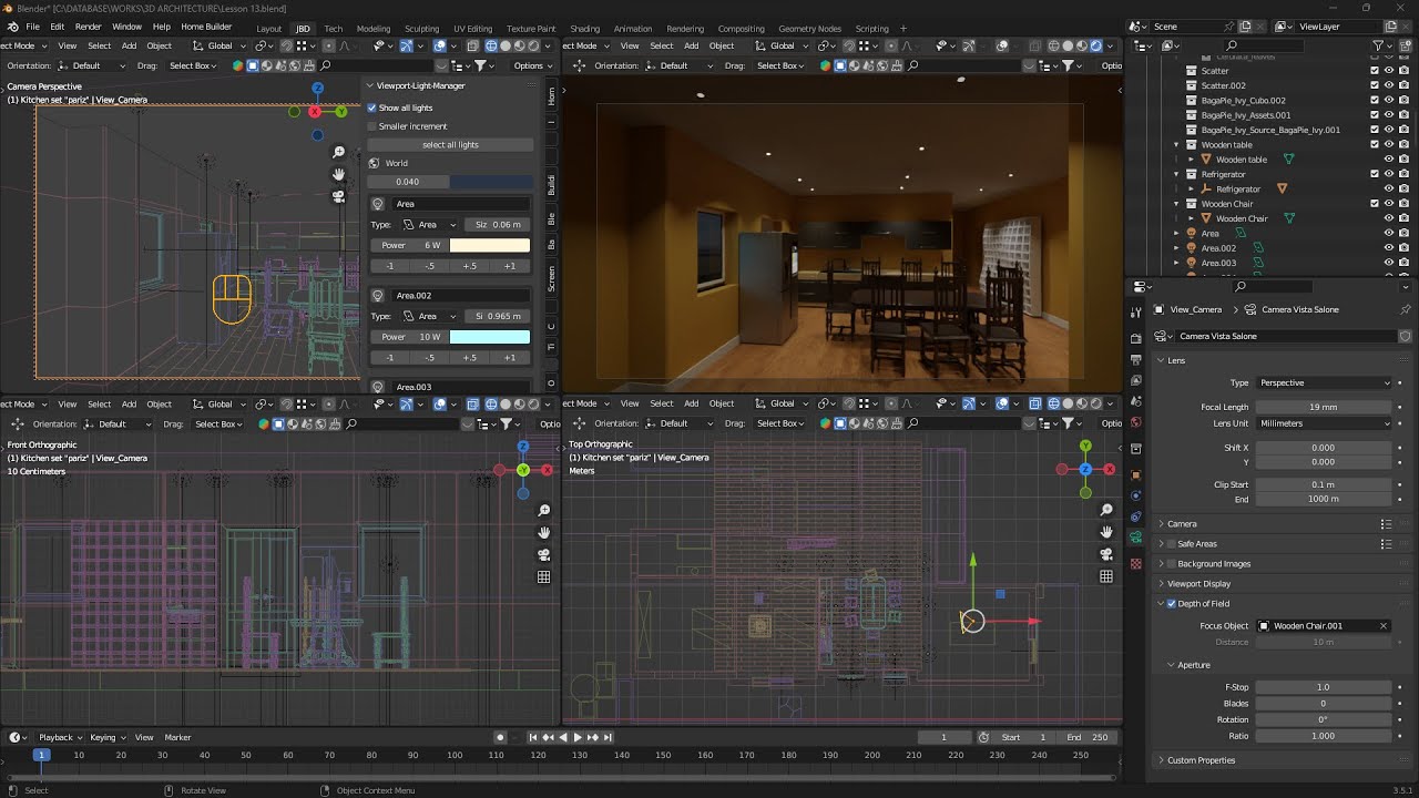 3D ARCHITECTURE - Lesson 13 - Interior, Lights Manager, Shaders, Assets ...