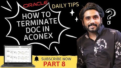 How to Terminate Documents in Aconex | Fix Wrong Uploads Before Client Review @Learn-With-Junaid