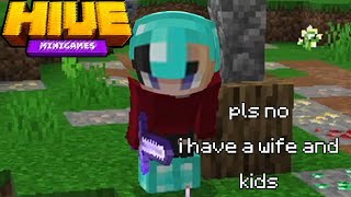 Hive SkyWars VERY Funny Moments 😂 (Minecraft Bedrock)