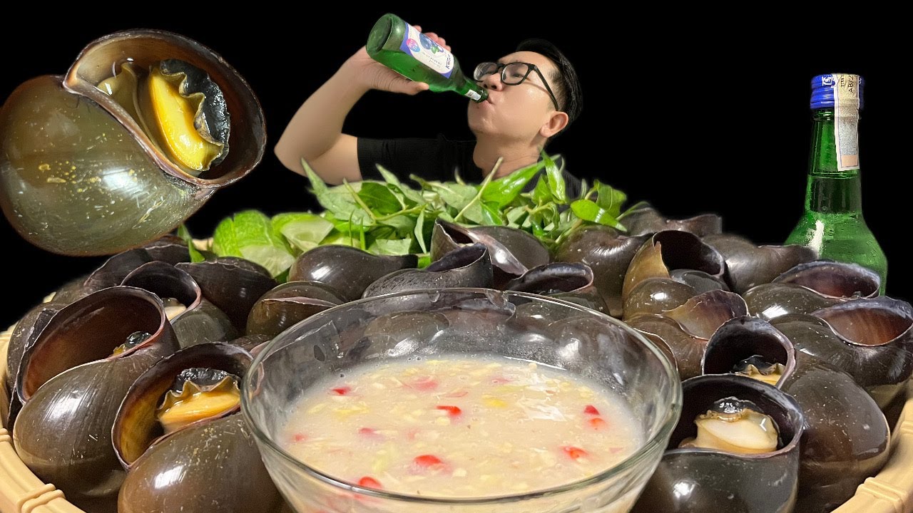 Snail Mukbang Asmr/Ốc Luộc Chấm Cơm Mẻ Bạn Đã Thử Chưa?