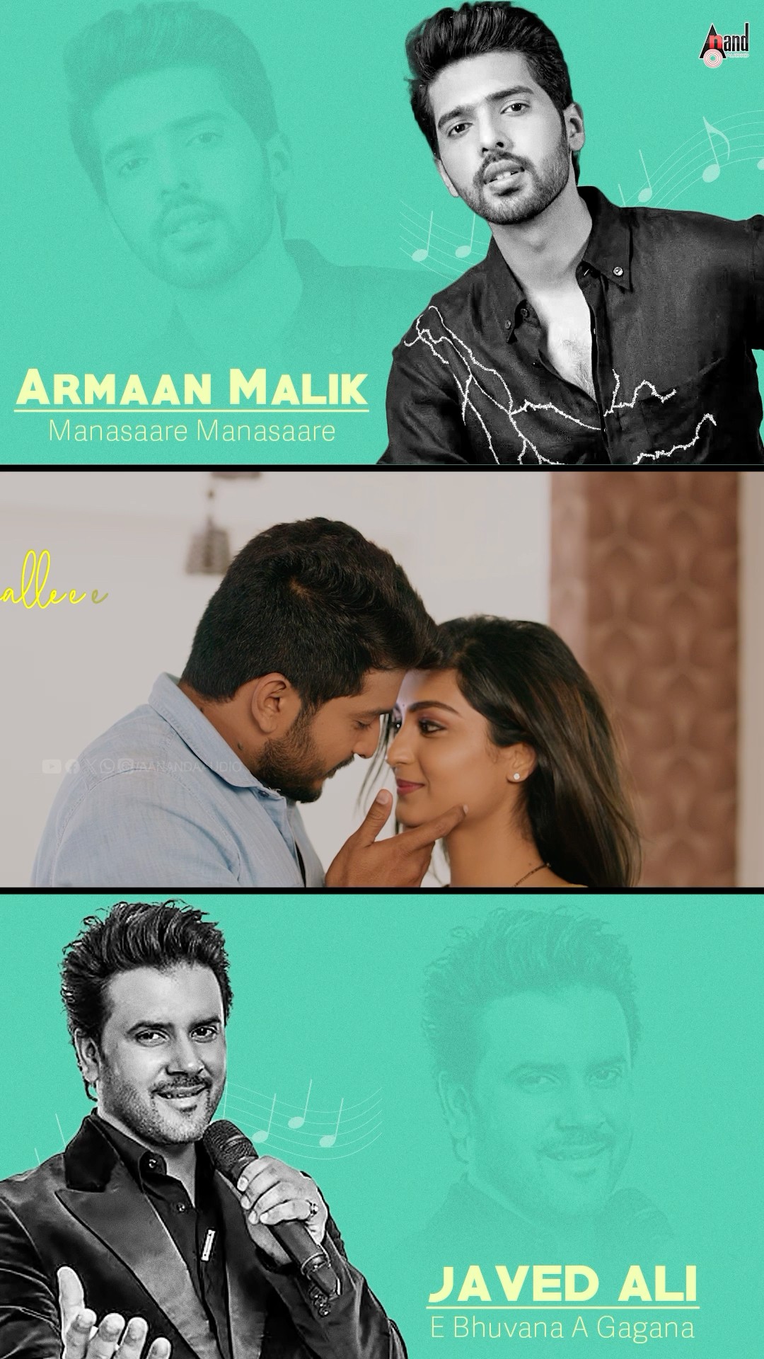 Ee Bhuvana Aa Gagana | Javed Ali v/s Armaan Malik #shorts | Pruthvi Ambaar | Pramod  Gummineni Vijay