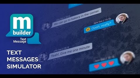 Text Message Builder ( After Effects Project Files ) ★ AE Templates