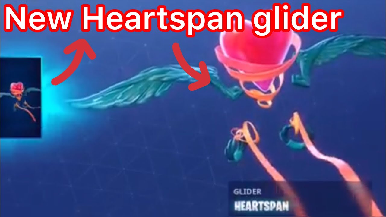 New Heartspan glider. / Fortnite YouTube