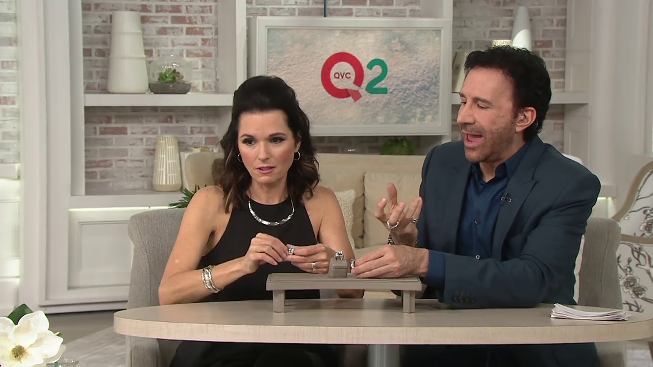 Peter Thomas Roth Sterling Silver & Blue Topaz Cushion Cut Ring on QVC ...