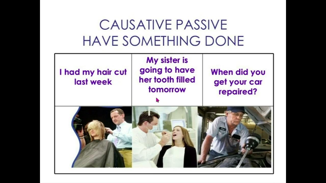 расчесывание волос. портрет девушка расчесывается. She's cutting her hair. конструкция have get something done. Causative form картинки.