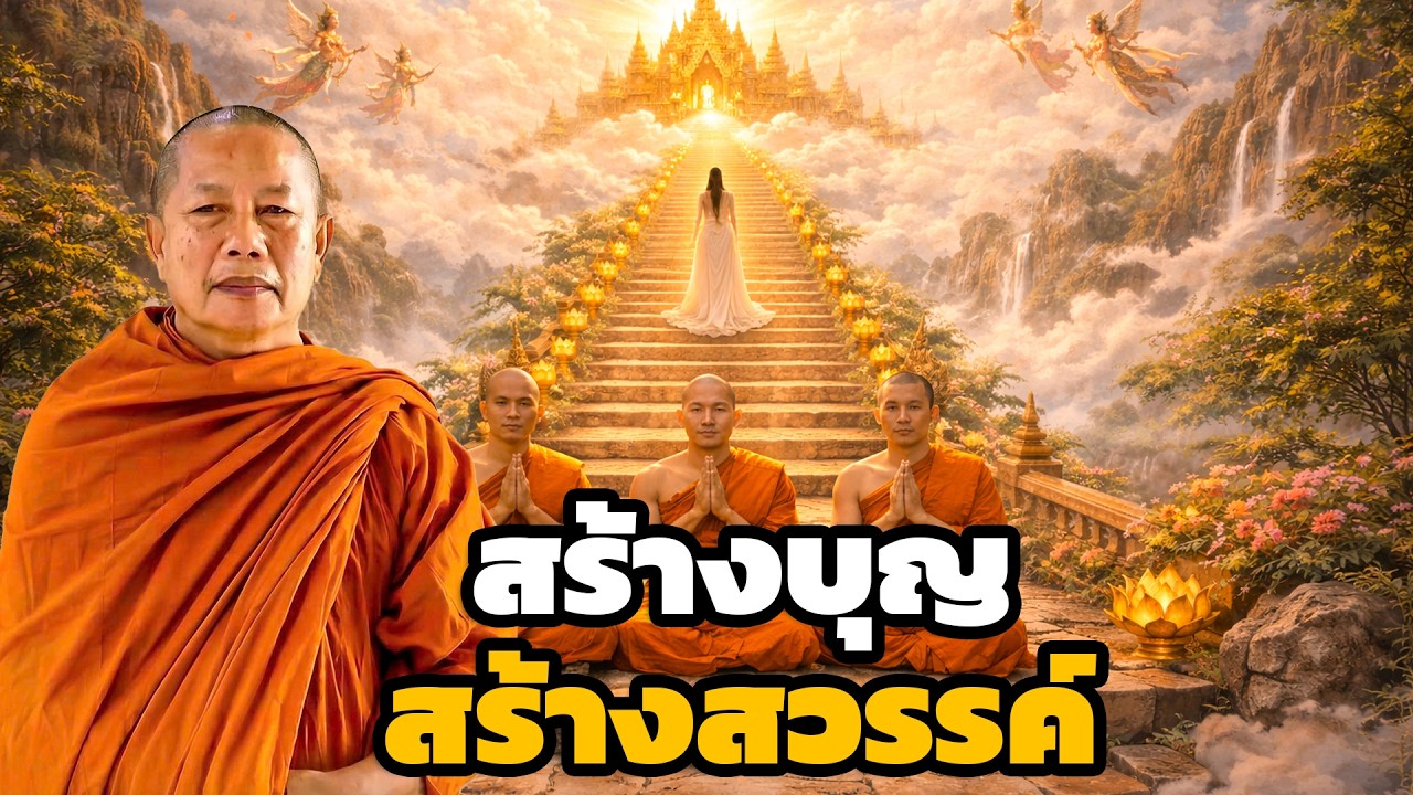 ทางบุญสร้างสวรรค์ ธรรมะคลายทุกข์ พระมหาบุญช่วย ปัญญาวชิโร