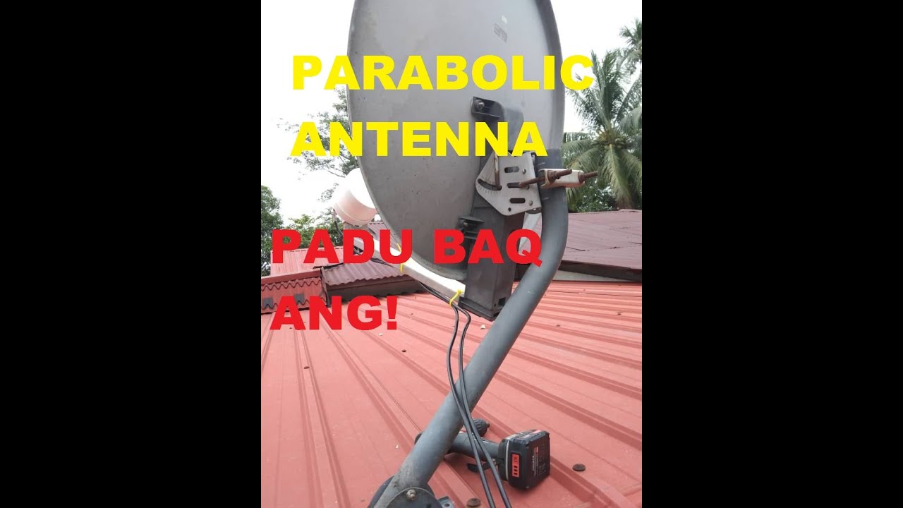 Parabolic antenna/pixzy antenna/unboxing dan cara pemasangan serta RESULT