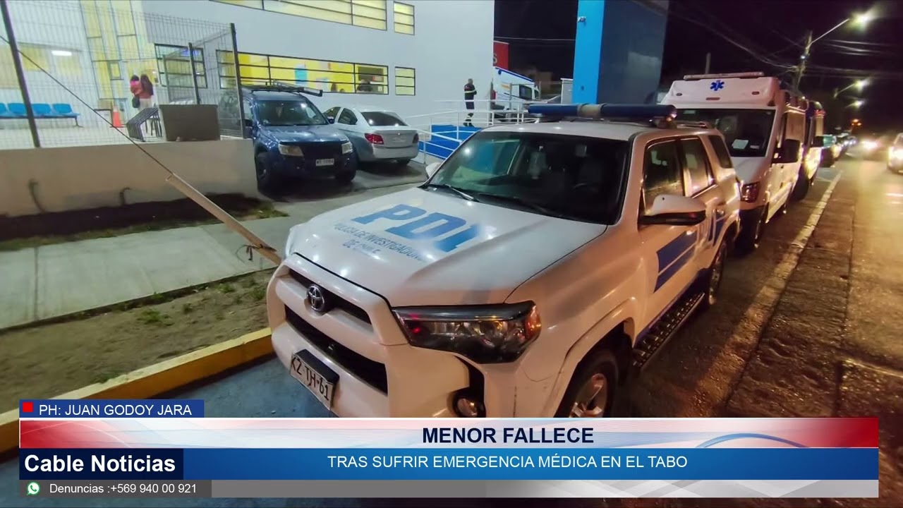 23 ENE 2026 El Tabo: menor fallece tras sufrir emergencia médica en sector de playa