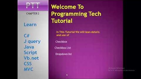 How to use CheckBox /Chekbox list control in asp.net c# - NET C# Examples