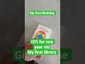 my first birthday gift #alphabet#picturesthatspeaklouderthanwords