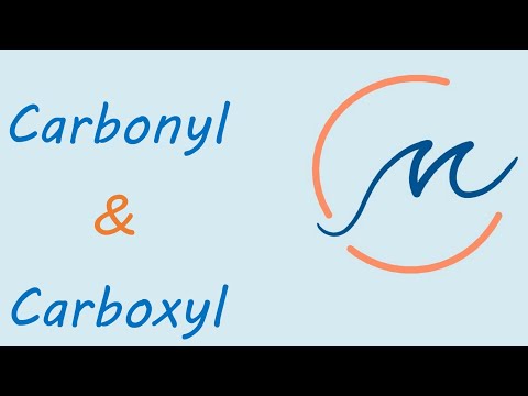 Carbonyl and carboxyl functional groups
