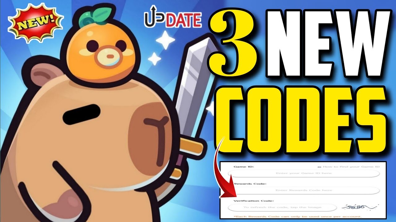 Capybara Code NEW Capybara Go‼️ Redeem Codes - Capybara Go 3 Promo Codes Redeem - YouTube