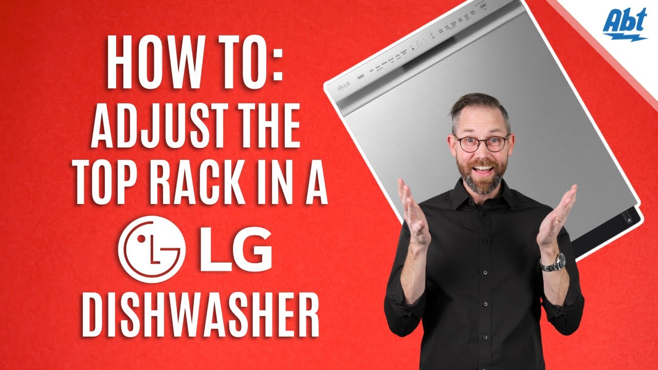 How to Adjust Your Dishwasher Rack - LG - YouTube
