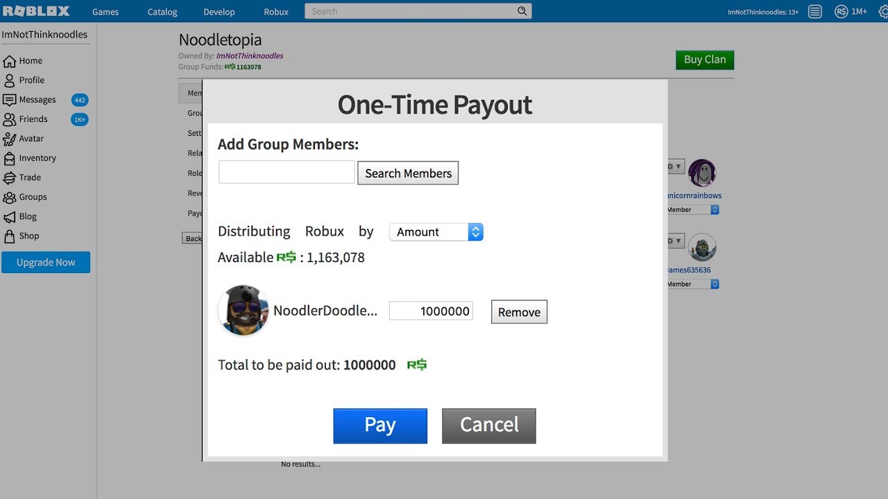 1 Million Robux Giveaway Roblox Fan Group Simulator - how to give robux on groups