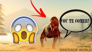 DINOSSAUROS QUEREM ME COMER - Dinosaur World mobile Legacy Mode