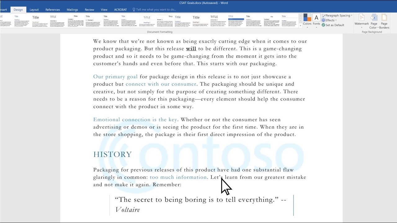 How to add a watermark in Word