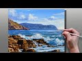 How to Paint Seascape Waves / Step-by-Step Acrylic Painting / Correa Art