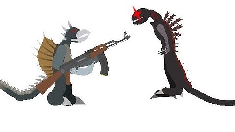 Shin Godzilla Evolution Animation - (Stick Nodes Animation)