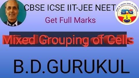 mixed grouping of cells  | lec 11