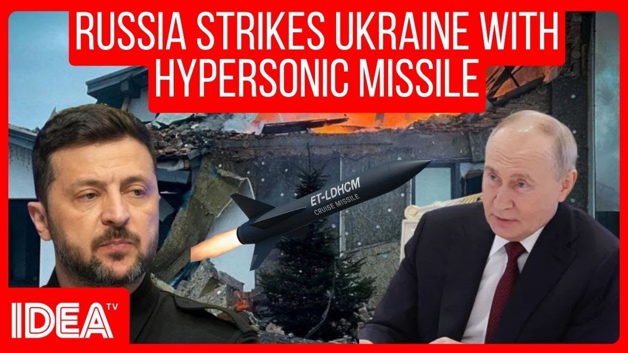 Russia hits Ukraine with hypersonic missile after rejecting peacekeeping plan