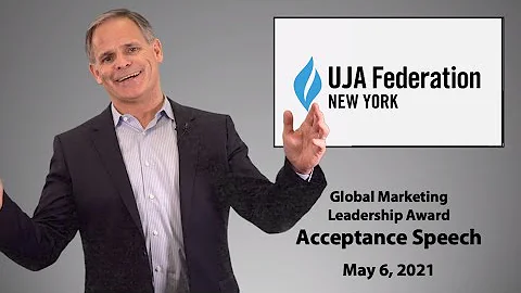 Terence Kawaja UJA Acceptance Speech