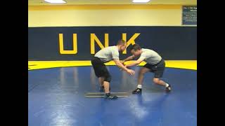 Chop Set Up for Double Leg Wrestling Takedown | Coach Bauer