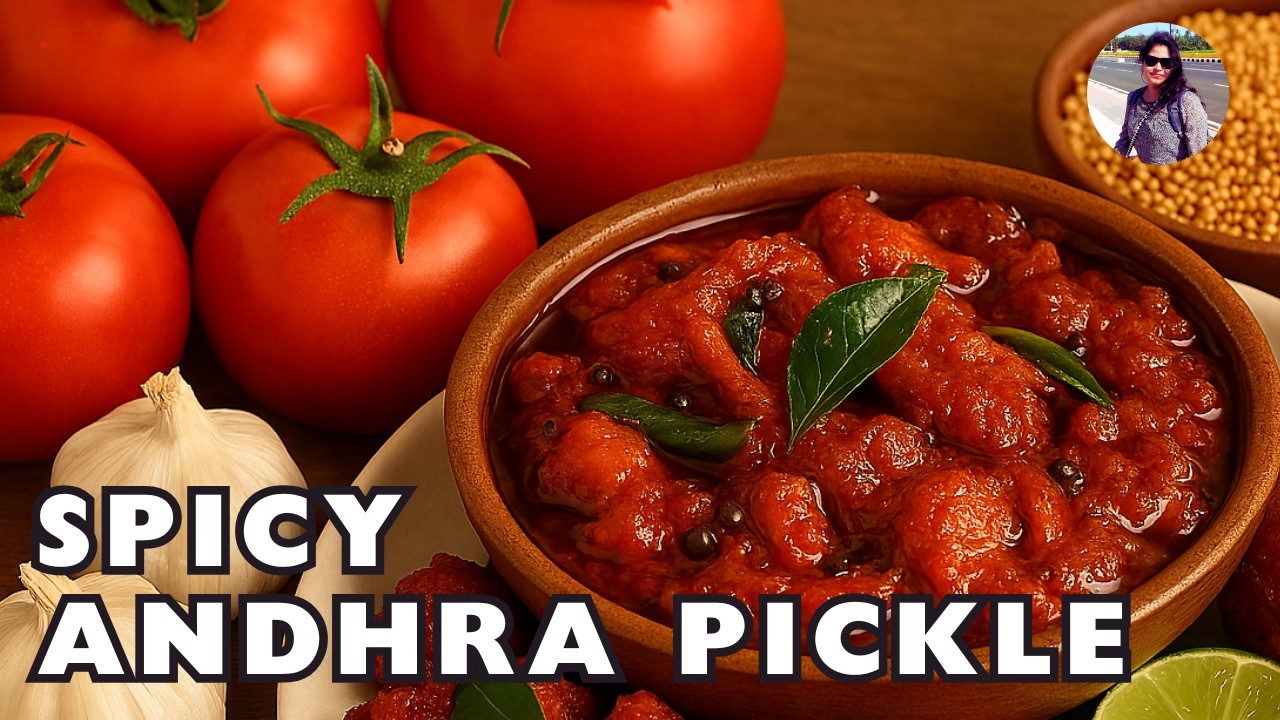 Spicy Tomato Pickle | South Indian Pickle Recipe
