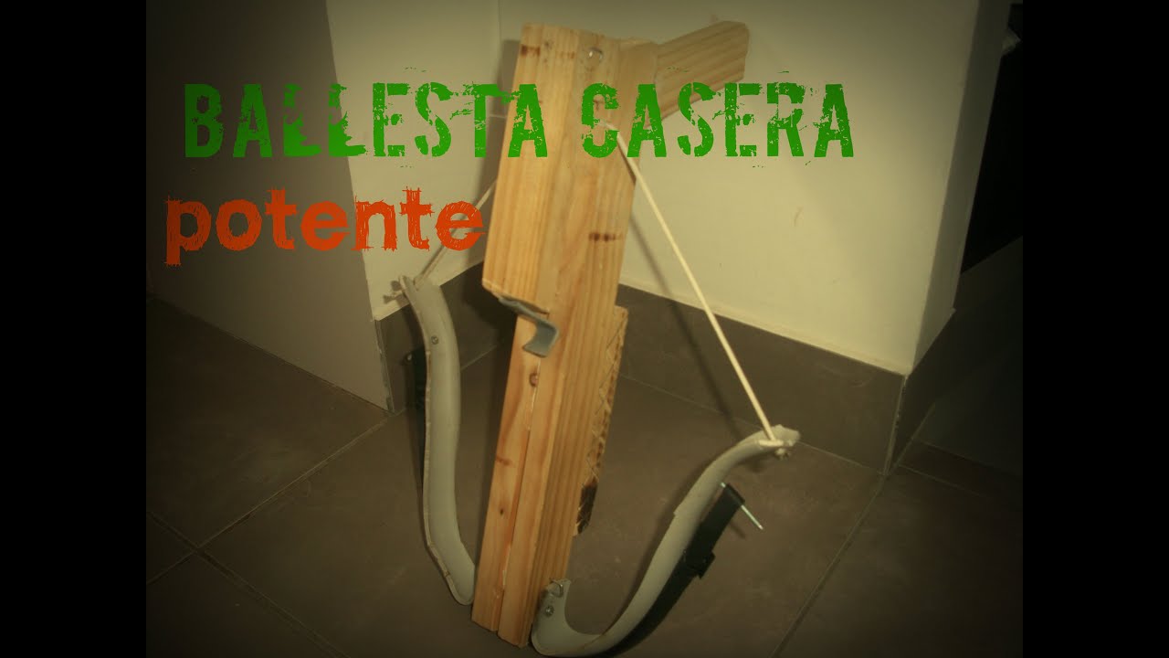 BALLESTA CASERA (muy potente) y SISTEMA DE GATILLO explicado [IRONBOX] 