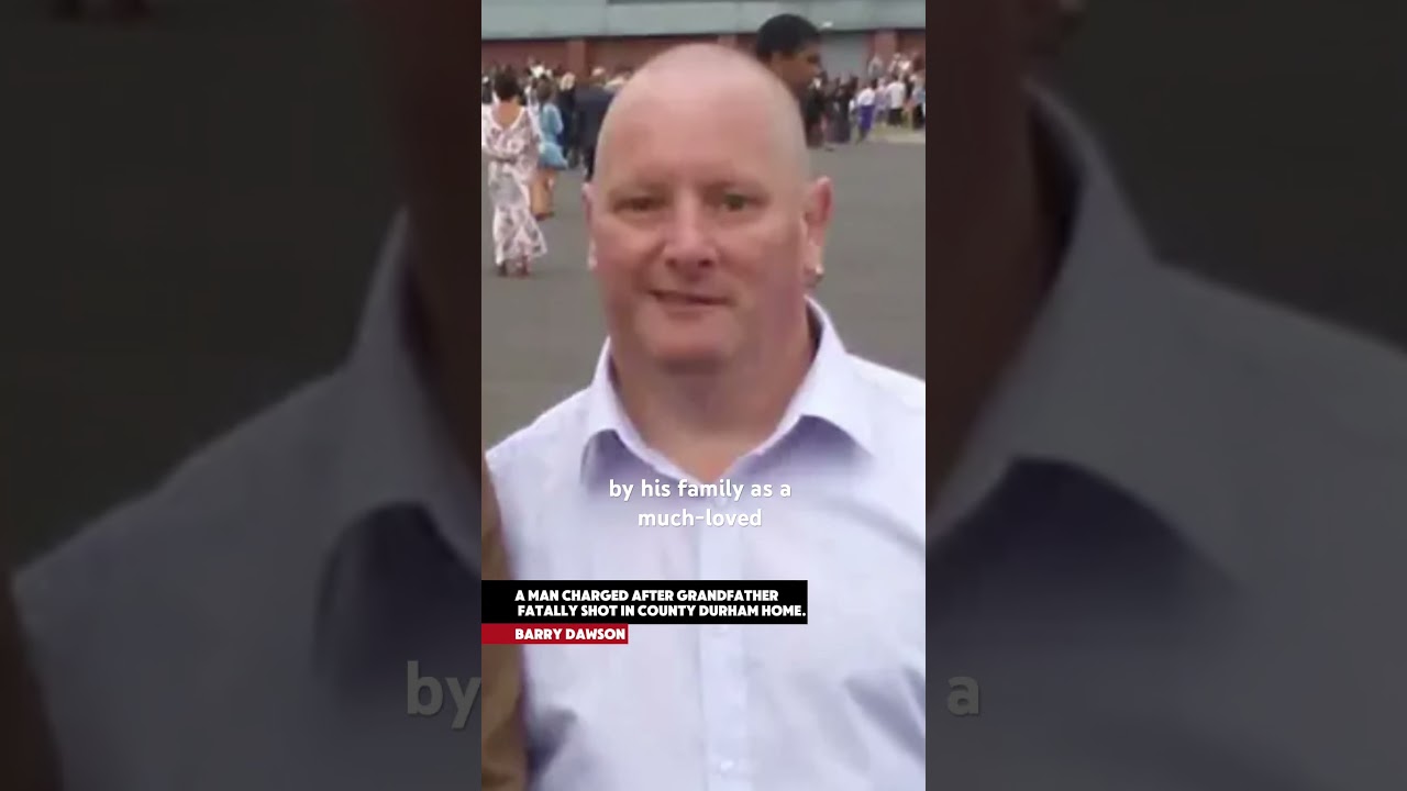 A man charged after grand father fatally shoot on his home.Barry Dawson