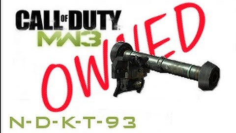 Call of Duty MW3 | 1 JAVELIN Missile Got 5 Kills and Destroyed Sentry Gun | N-D-K-T-93