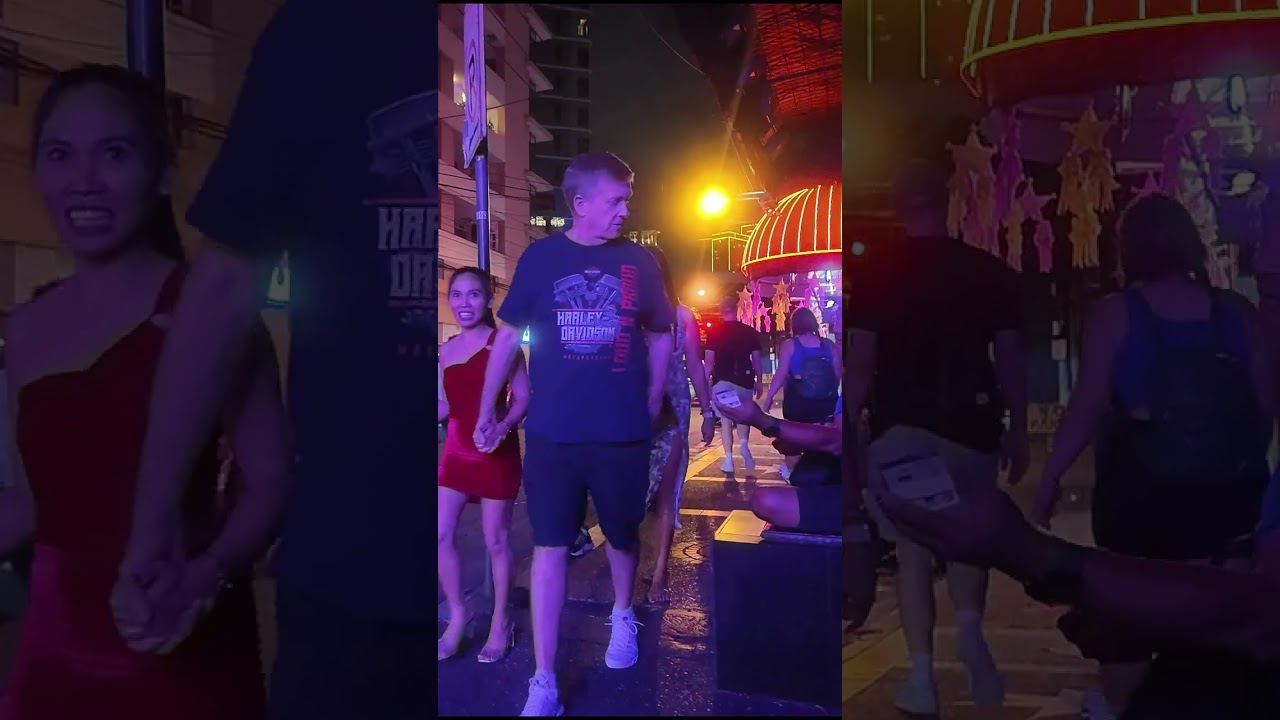 Makati Nightlife P. Burgos St Walking Tour 4K Manila Nightlife 