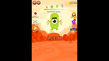 Word Monsters Level 50 Answers Solved Walkthrough Solution