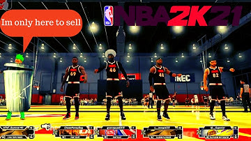 NBA2k21 Rec Center This is how you make your team quit! Trash troll comes to the rec just to sell