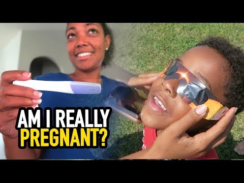 SOLAR ECLIPSE & PREGNANCY TEST!!