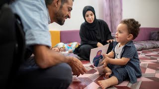 The youngest Syrian refugees learn through play