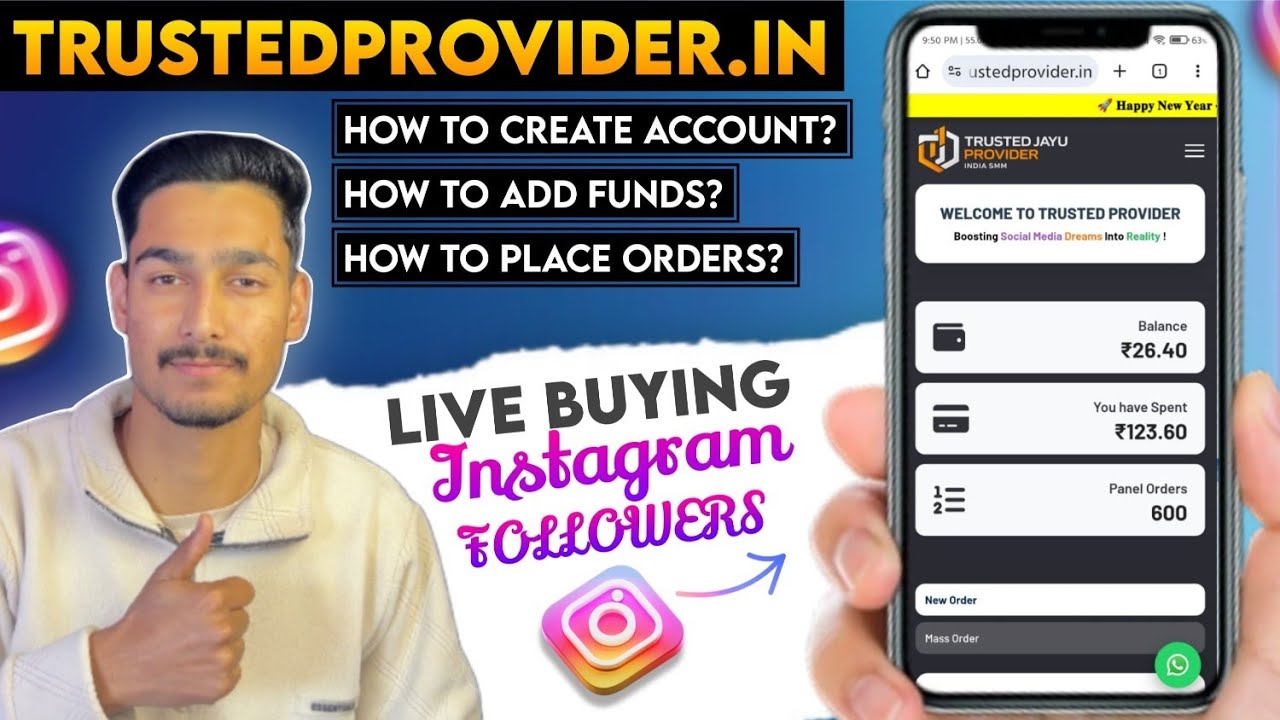 Instagram Services Tutorial 🔥 | Followers, Likes & Views Order Guide | TrustedJayu Provider