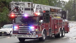 Wayne Fire Department Tower 3 Responding 8/20/25