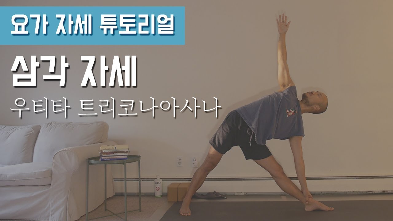 좌우 균형에 좋은 삼각 자세 살펴보기 (골반교정 · 체형교정 · 군살제거)  | 요가 자세 튜토리얼 | 요가소년 103