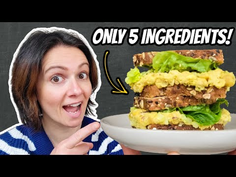 Easy 5-Ingredient Chickpea Salad Sandwich Recipe (Vegan!) | Adventures in Vegan Living Ep. 5