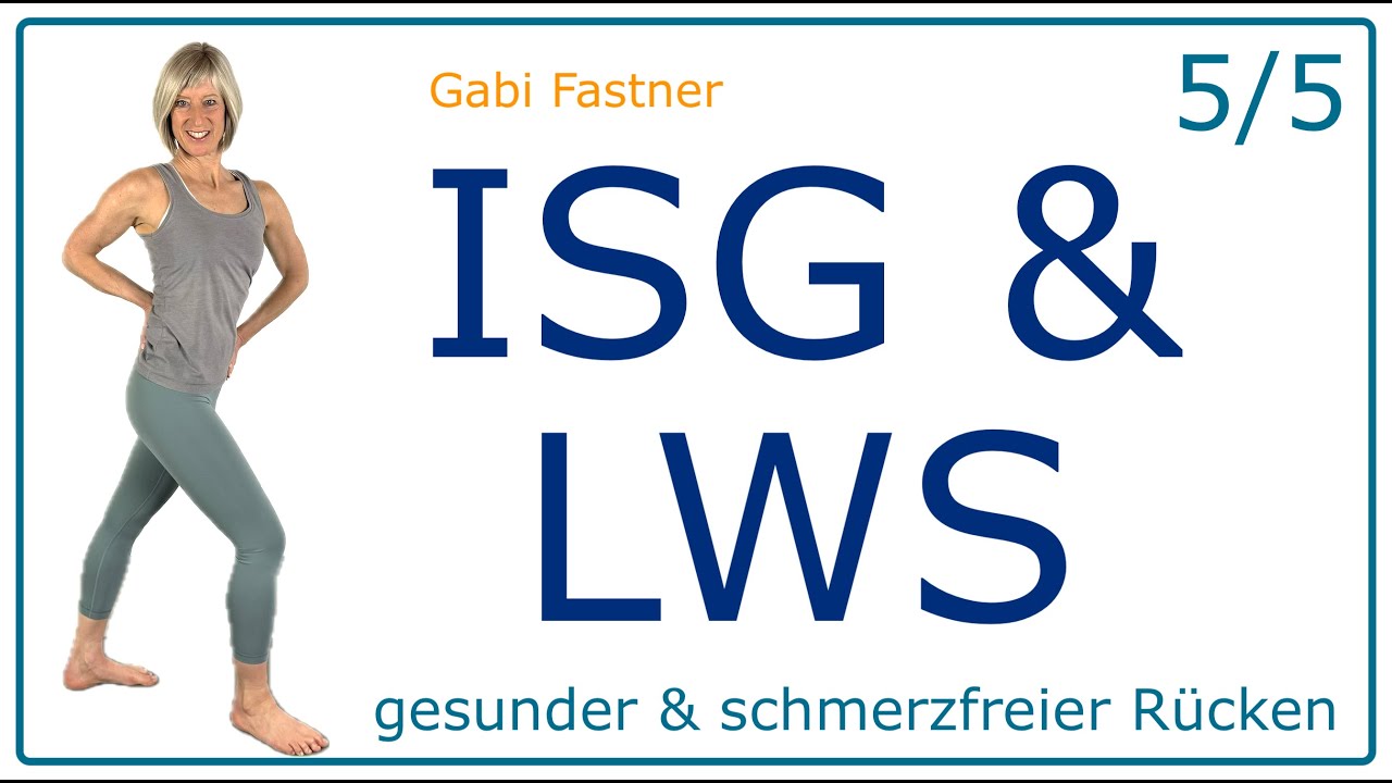 5/5 🎈15 min. Iliosakralgelenke & Lendenwirbelsäule bewegt & stabilisiert, ohne Geräte, im Stehen